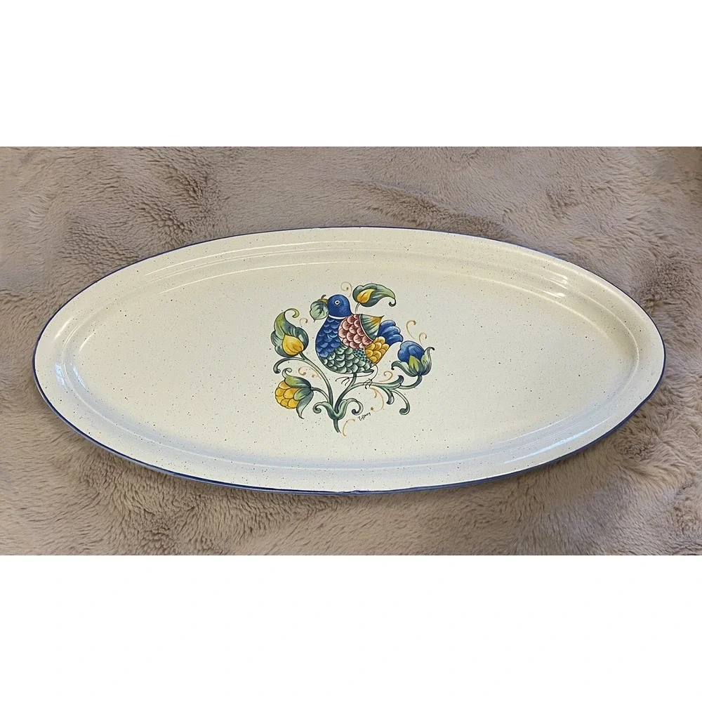Tiffany Boutique Fine Tableware Turkeys Plate 24